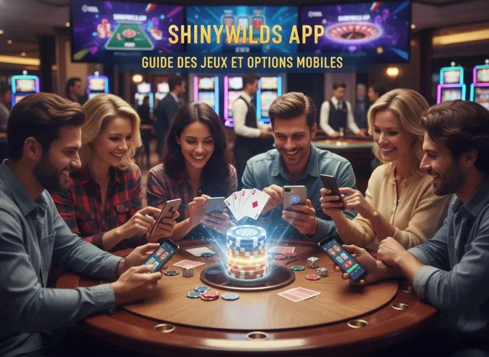 Shinywilds app guide des jeux et options mobiles