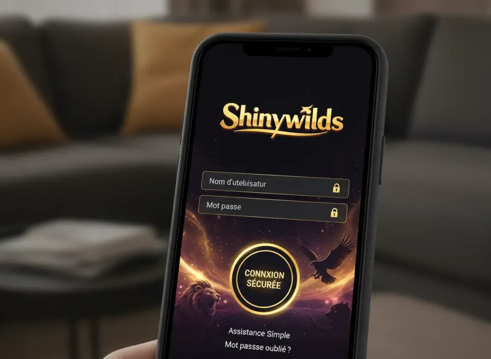 Shinywilds login Connexion sécurisée et assistance simple